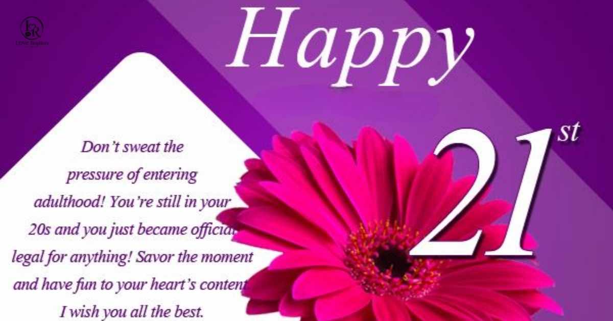 21st Birthday Messages