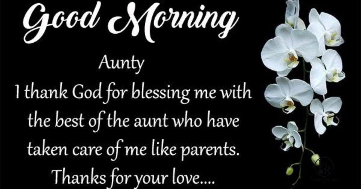 Morning Messages for Aunt