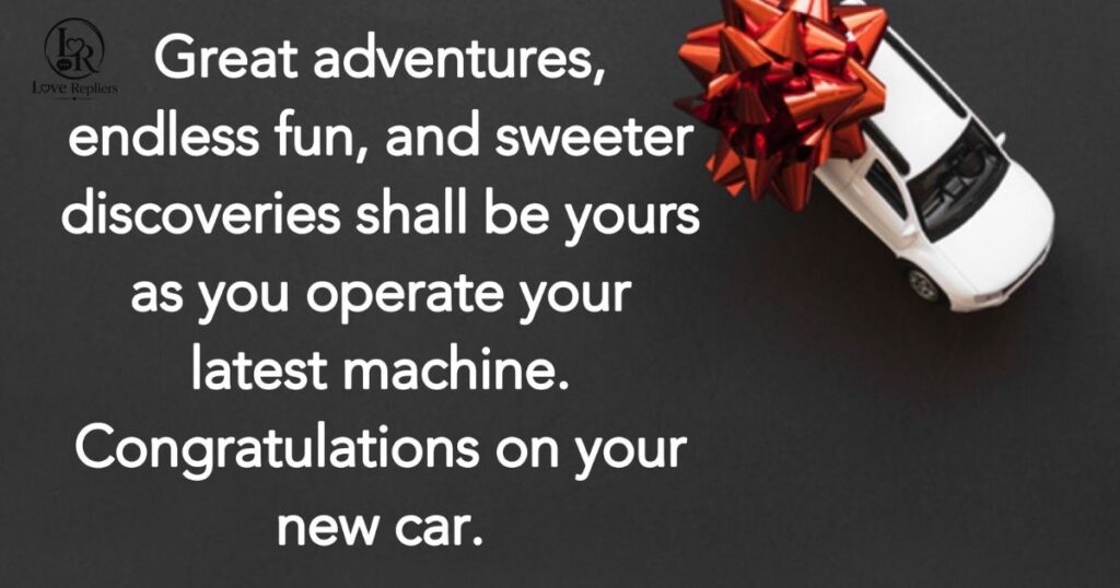 Short & Sweet New Car Wishes