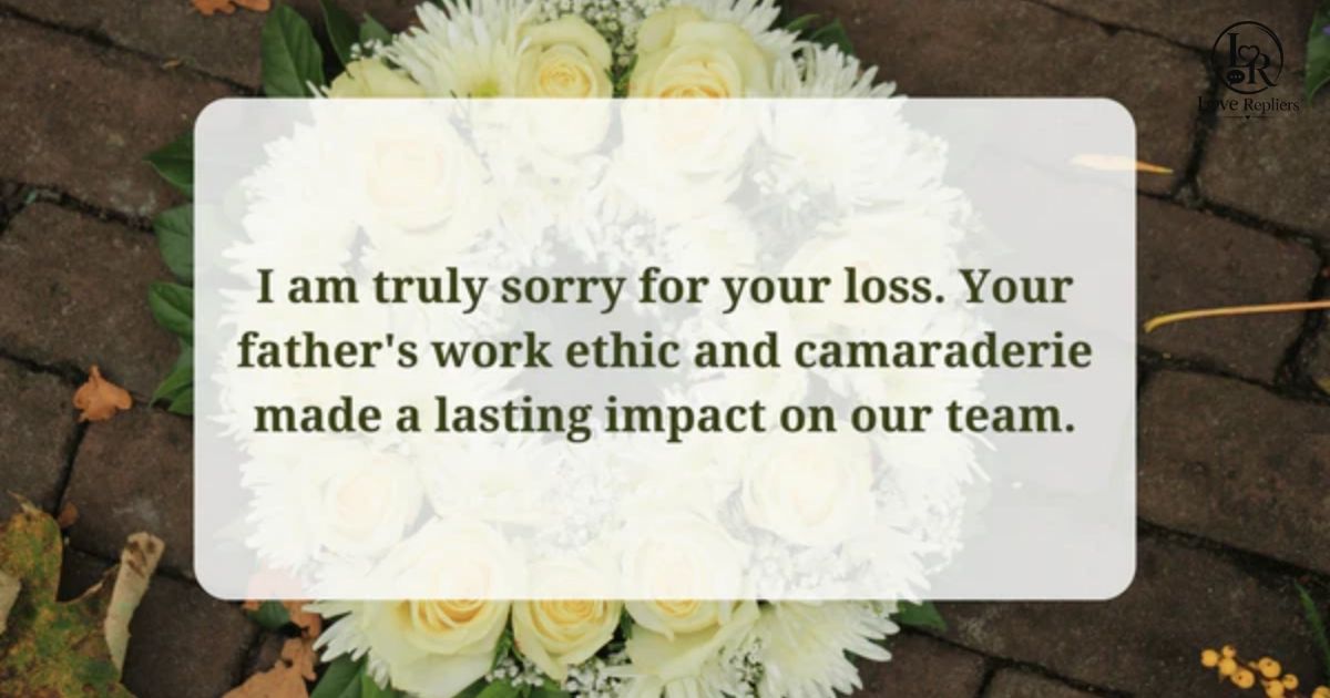 Sympathy Message for Loss of Father