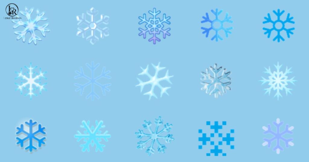 The Multiple Meanings of the Snowflake Emoji