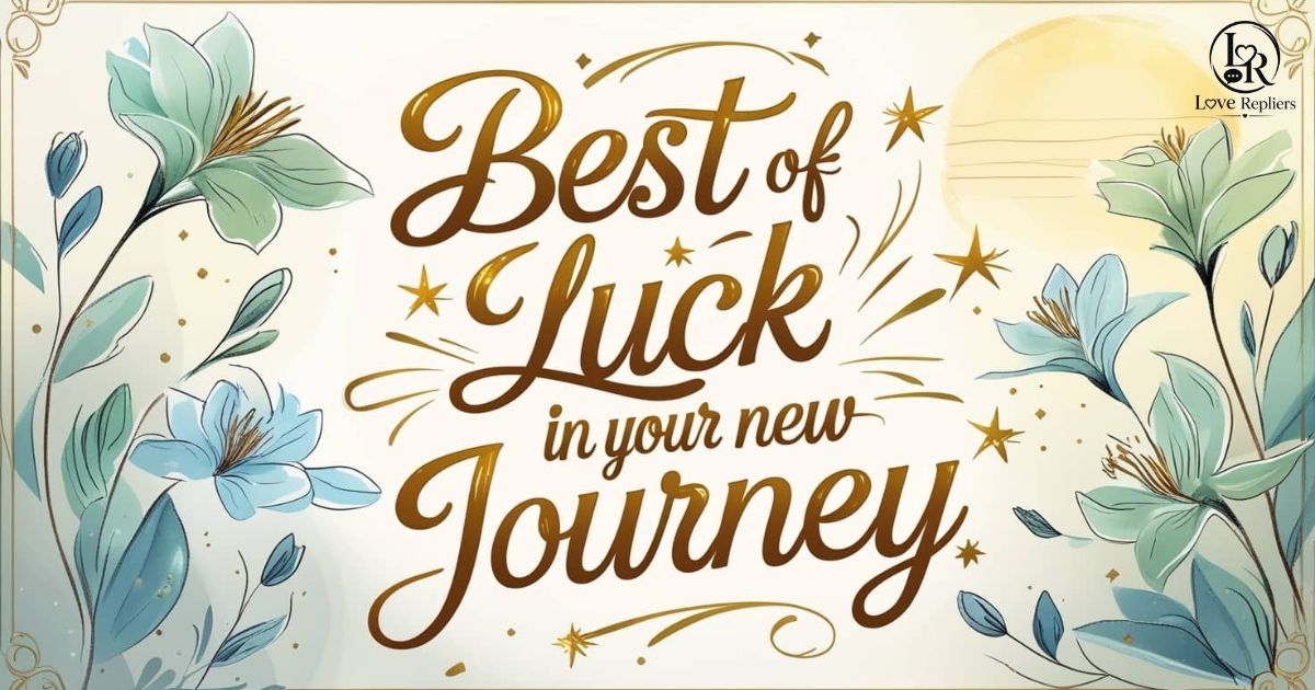 Best of Luck in Your New Journey Messages