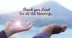 Thank You Message To God For All The Blessings