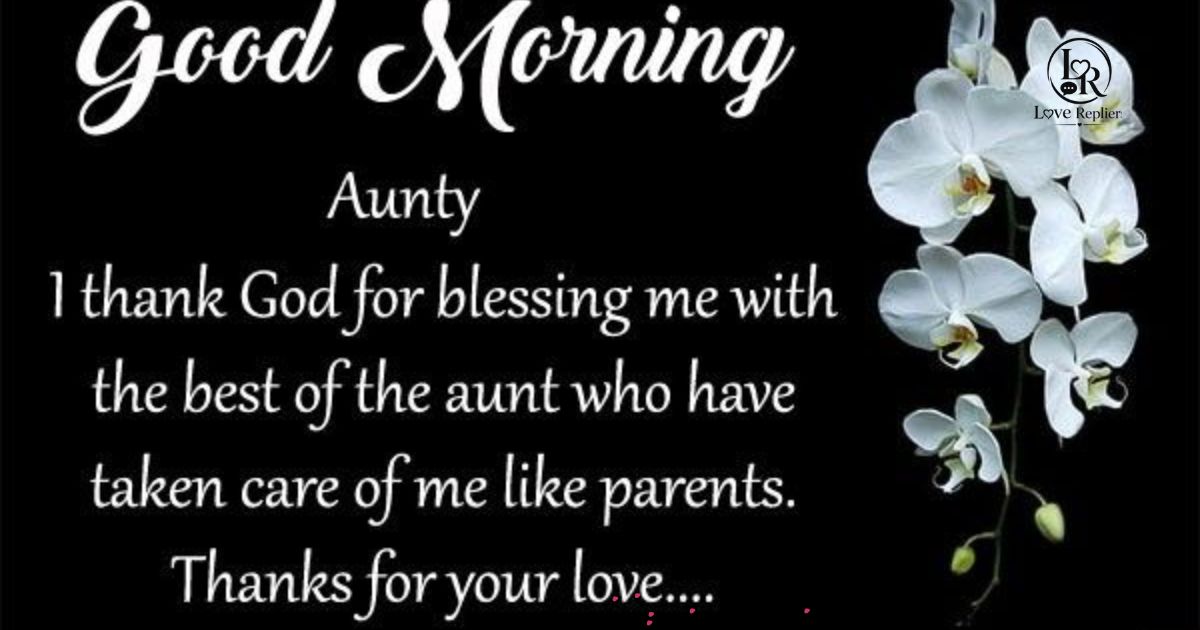 Good Morning Messages for Aunt