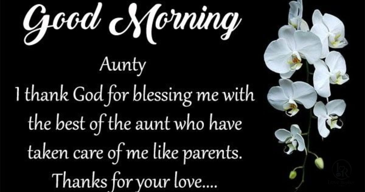 Good Morning Messages for Aunt