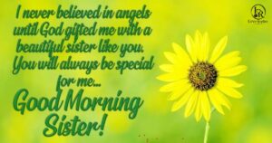 Good Morning Messages for Sister