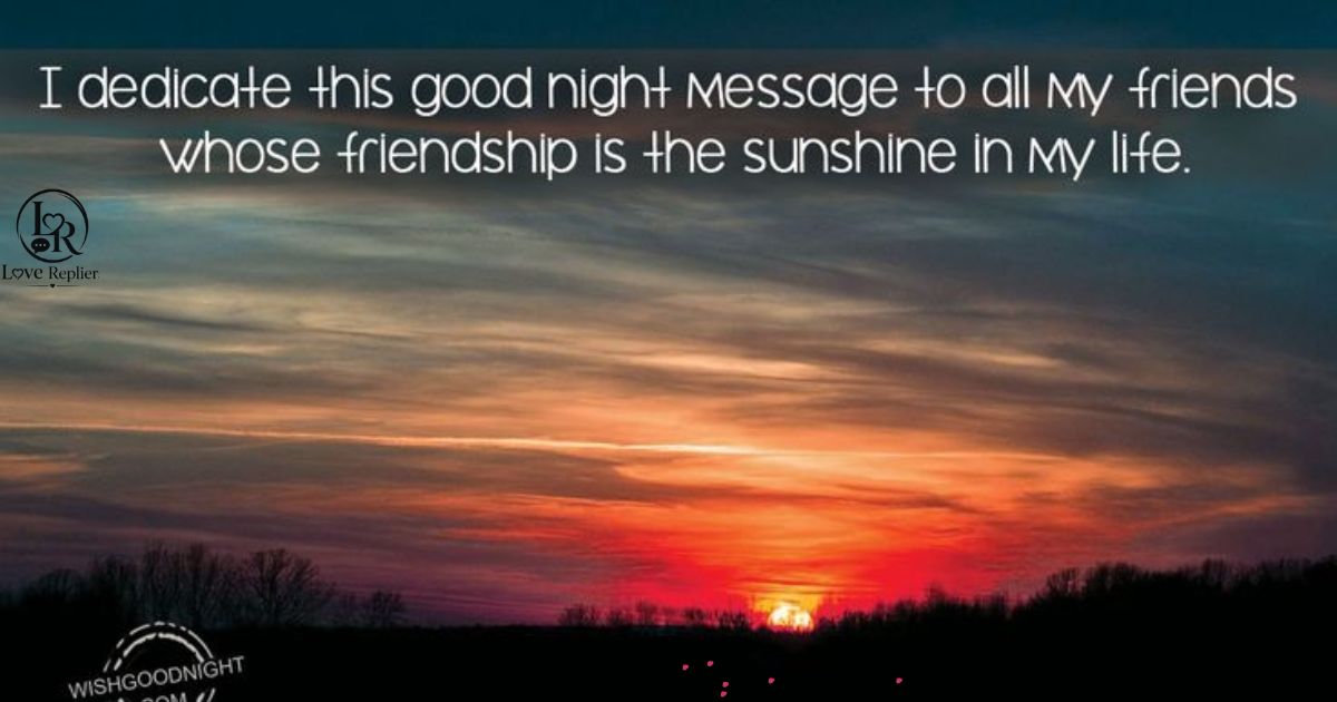 Good Night Messages for Female Friends